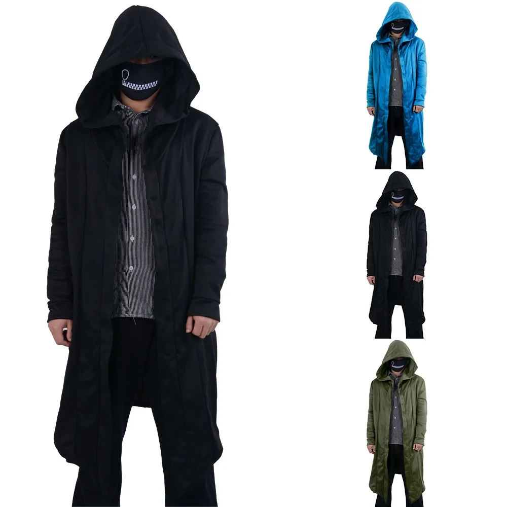 JODIMITTY 2021 Men Hooded Sweatshirts Black Hip Hop Mantle Hoodies Fashion Jacket long Sleeves Cloak Coats Outwear Hot Sale