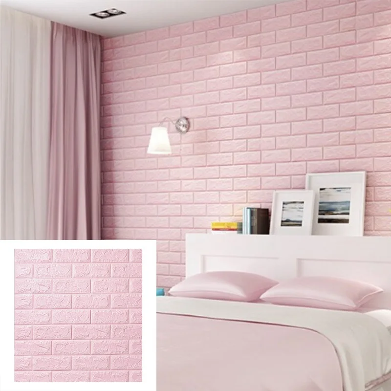 New 3D Self-adhesive Brick Soft Pack Wall Stickers Panel Decal Pattern Sofa Background Living Room Decoration 60x15cm10 | Дом и сад