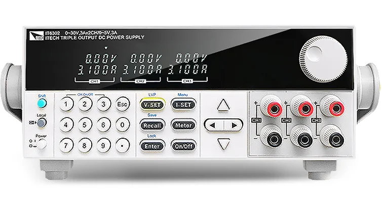 ITECH IT6302 источник питания постоянного тока 30 V/3A* 2CH+ 5 V/3A* 1CH
