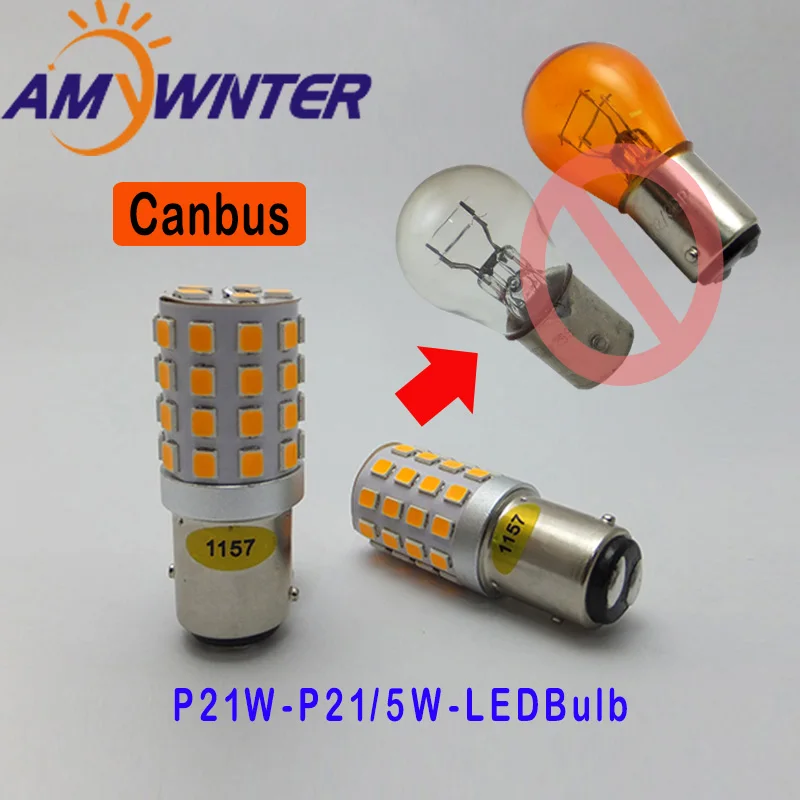 Amywnter 12V 1157 P21/5W BAY15D P21W led 1156 BA15S PY21W 1056 LED Bulb  Brake Stop Lights S25 Turn signal - Price history & Review, AliExpress  Seller - AMYWNTER Official Store