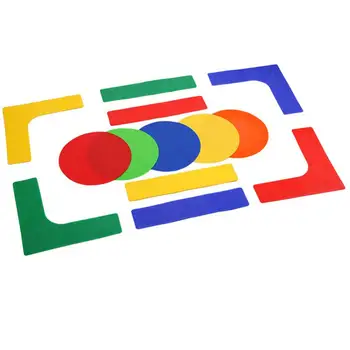 

13pcs 8pcs 4pcs Anti-Skid Party Decor Tennis Ground Marker Line PVC Sticker Logo Basketball Football Badminton Court Line A35