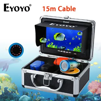 

Eyoyo Fish Finder Underwater Fishing Camera HD 1000TVL 7" 30M Infrared Camera Ice Fishing FishFinder Camera