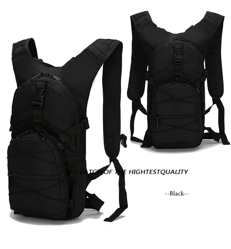 15L Тактический рюкзак для гидратации мочевого пузыря, военный рюкзак для воды для мужчин, рюкзак для прогулок на природе, рюкзак без воды