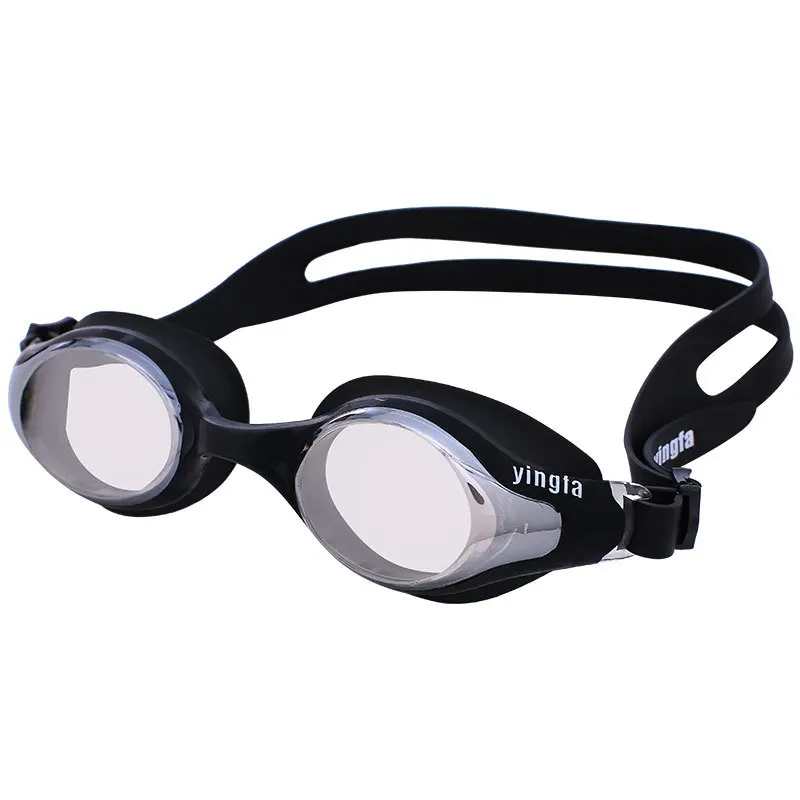 Yingfa стиль покрытия анти-туман Водонепроницаемый очки Для мужчин Для женщин гоночный тренировочный профессии, большая оправа, очки для плавания