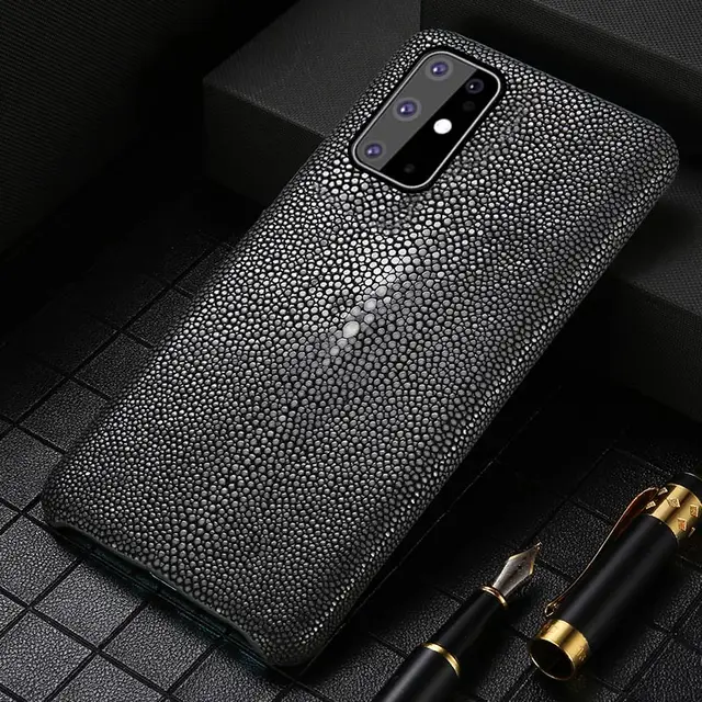 $US $26.23 Luxury Genuine Pearl Gourami Leather Smartphone Phone Case for Samsung galaxy S20 S20 Plus S20 Ultr
