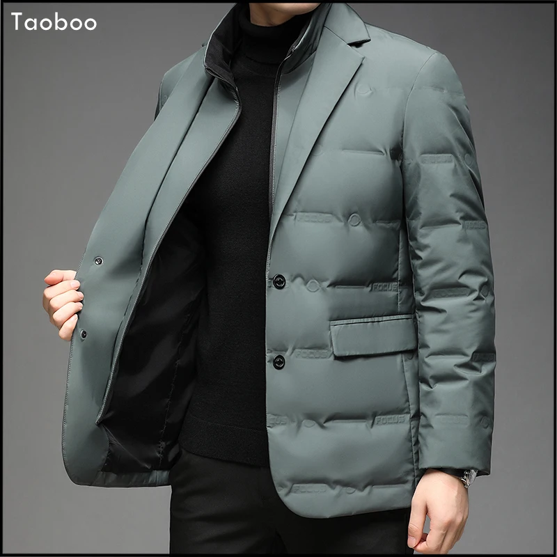 Top Grade Winter Casual Fashion Business Men's Tracksuit Overcoat Down Jacket Windbreaker New Men Coat Canada Parka Jacket