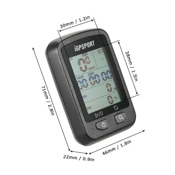 IGPSPORT IGS20E Drahtlose Stoppuhr Fahrrad Drahtlose Computer Wasserdicht Radfahren GPS Computer Ki