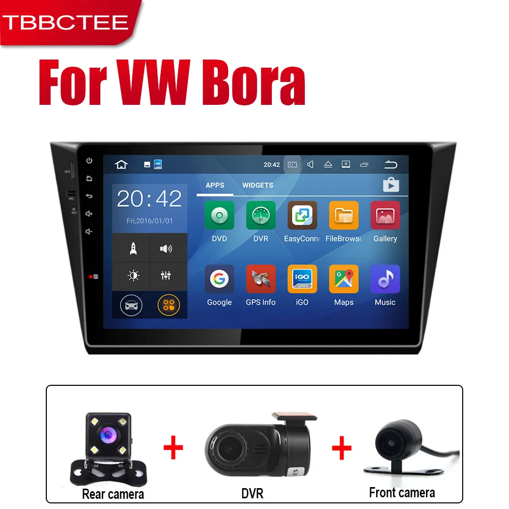 Extre Items TBBCTEE Android автомобильный gps Navi для Volkswagen VW Bora~ плеер навигация WiFi Bluetooth Mulitmedia система аудио стерео - Цвет: Extre Items