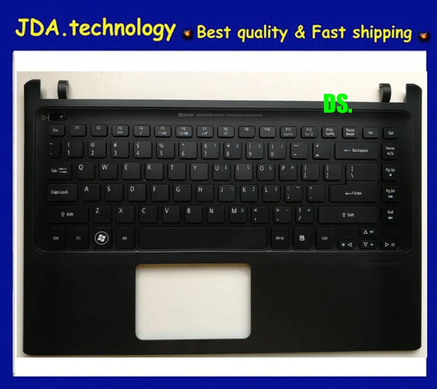 Wellendorff Упор для рук в виде ракушки для acer V5-431G V5-471G V5-471 V5-431 MS2360 Упор для рук США клавиатура верхняя крышка, черный