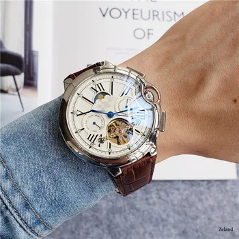 

Luxury Automatic Watches 2020 Top Brand Same Paragraph Watch Men's Tourbillon Designer Mechanical Wristwacth Business Leisure