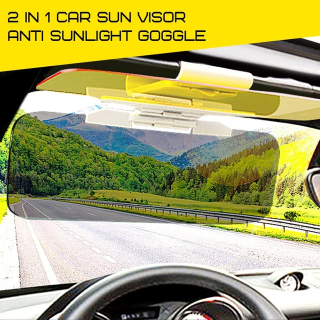 2 in 1 Auto Sonnenblende Anti Sonnenlicht Dazzling Glas Goggle Tag