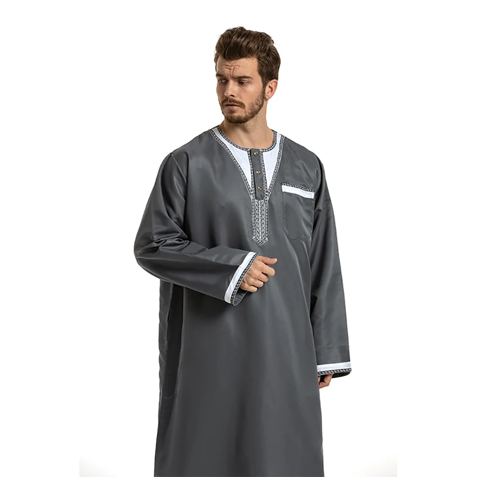 Clomplu abaya jubba tobe мусульманское нарядное платье в арабском стиле, мусульманская одежда, мужская одежда, Саудовская Аравия, взрослый, черный
