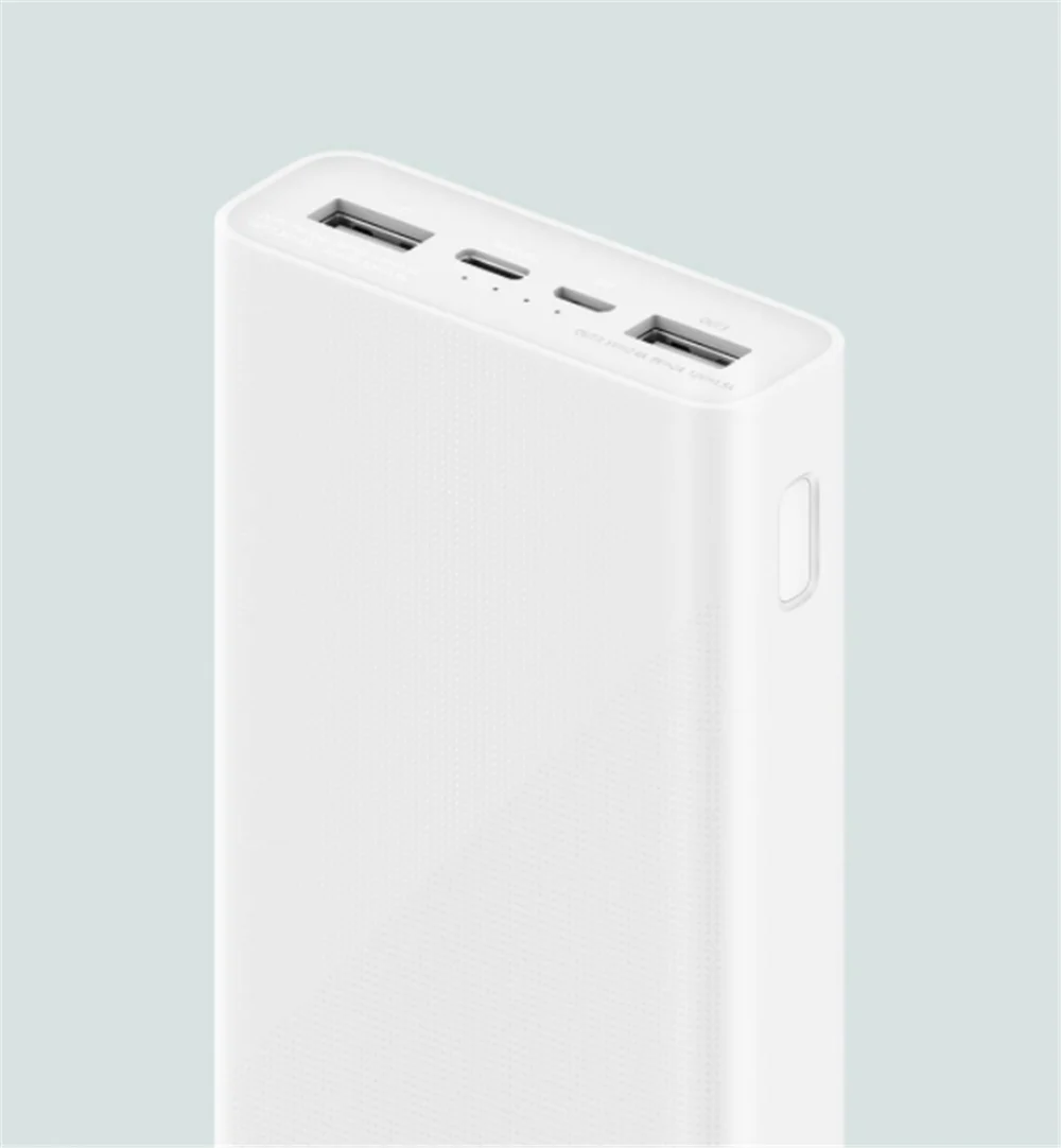Мобильный источник питания Xiaomi 3 USB-C18W Двусторонняя Быстрая зарядка 20000 мАч может быть на воздушном судне Двусторонняя Быстрая зарядка