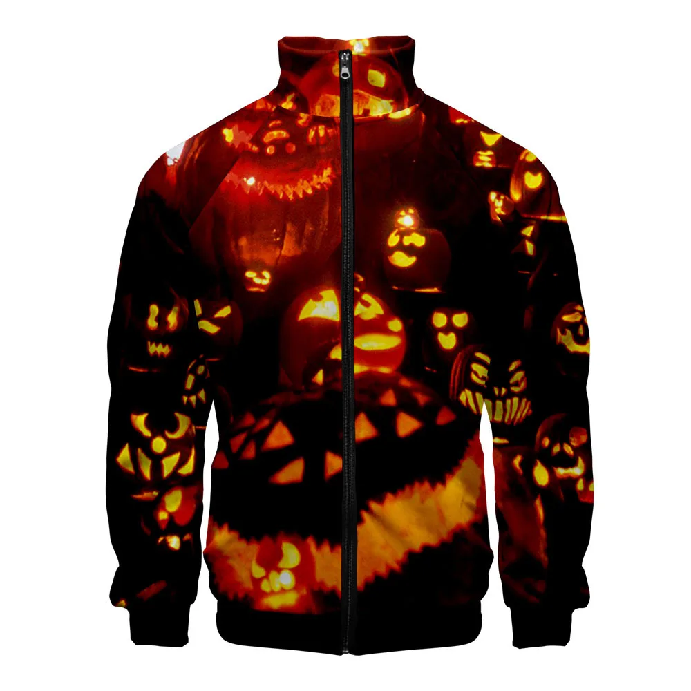 2019 Новое поступление мужские куртки светильники в виде тыквы на Хэллоуин стоячий