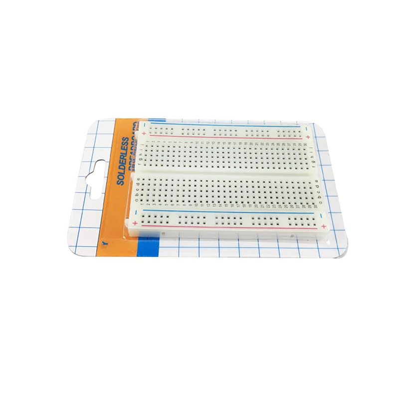 400 Tie Points Solderless PCB Breadboard Mini Universal Universal Test Protoboard DIY Bread Board for Bus Test Circuit Board