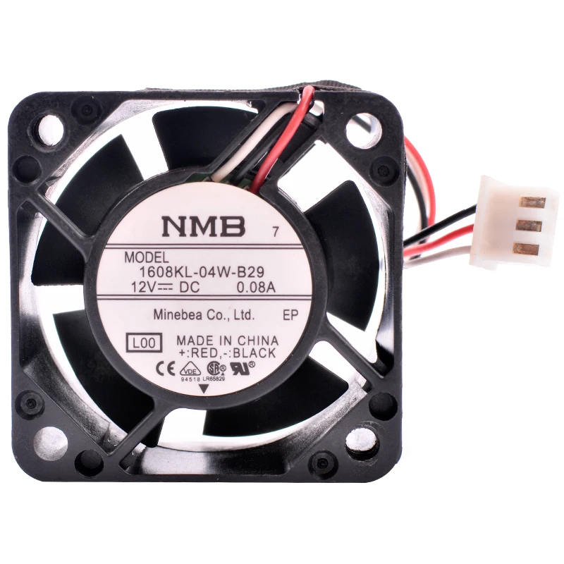 1608KL-04W-B29 40 мм вентилятор 40x40x20 4 см 4020 DC12V 0.08A бесшумный охлаждающий подходит для