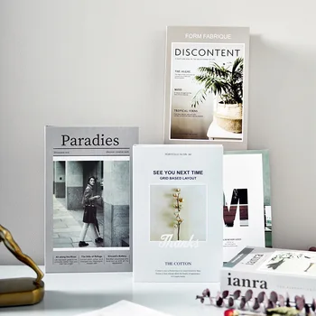 

6pcs Fake Books Decoration For Home Decorative Books Modern Simulation Fashion Book luxury Home Decor Club Hotel Model Room Soft