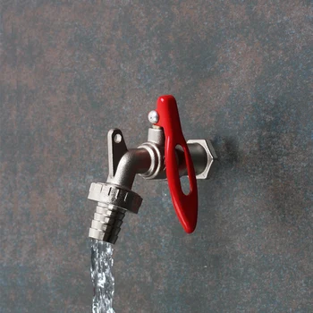 

Brass External Thread Water Tap Lockable Home Washing Machine Garden Single Spout Faucet JDH99