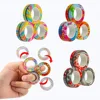 Magnetic Rings AntiStress Fidget Toy Magic RingTool Bracelet Magnetic Rings Finger Spinner RingTool Kids Adult Decompression Toy 1