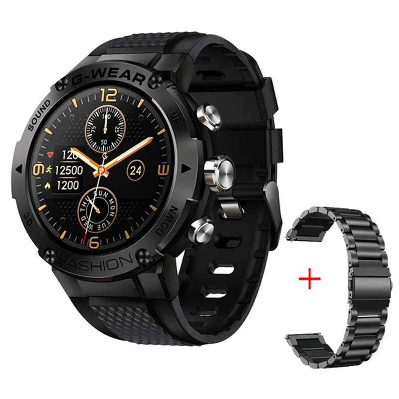 K28H Smart Watch Men BT Phone Call Customize Faces Music Sports Fitness Tracker Super Long Standby Smartwatch For Android IOS 