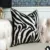Luxury Throw Sofa Cushion Decorative Nordic Elegant Pillow For Chair Bed 30*45*50 Black Golden Zebra Plaid 7