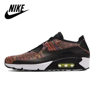 NIKE AIR MAX 90 Ultra Flyknit 2.0 Men's Running Shoes Original Sport Outdoor Sneakers nike air max 90 ultra