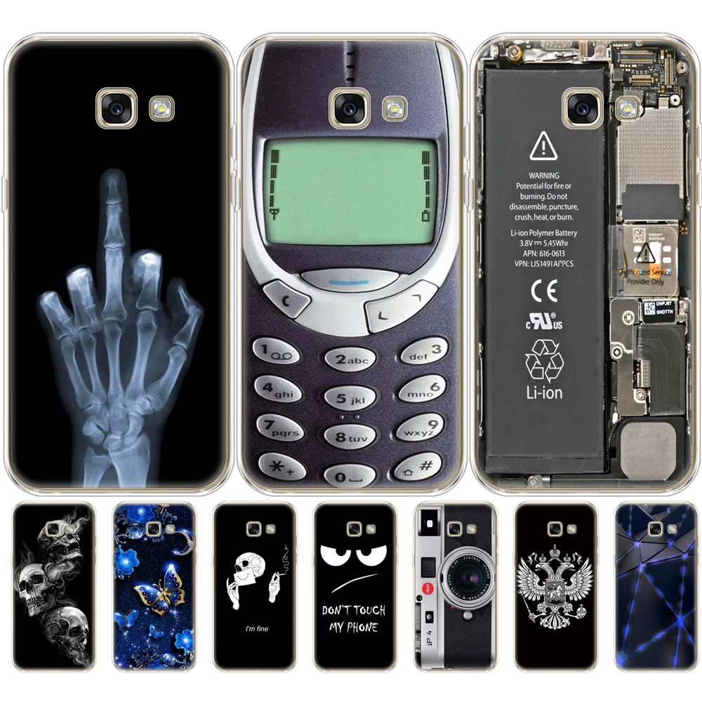 Custodia In Silicone Per Samsung A5 2017 Caso Molle Di Tpu Della Copertura Della Cassa Del Telefono Per Samsung Galaxy A5 2017 Sm-A520F Per Samsung A5