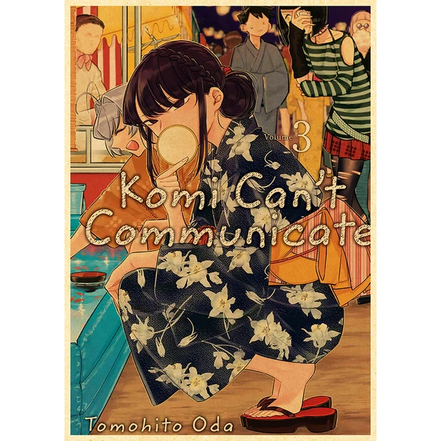 Komyushou Desu Posters Anime Komi Cant Communicate Poster Kraft Paper Vintage Home Room Art Wall Stickers 8