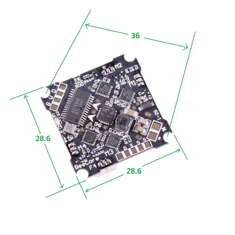 

Hot 1PC BeeCore F4 Flight Control Integrated Four-in-one Brushless 10A ESC Built-in OSD 1-2S Power Supply Horizon for RC Drone