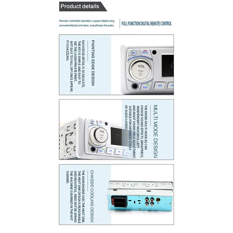 SU-8600 12V car MP3 card BT MP3 digital amplifier car mp3 player u disk radio Smart Wendeng BT link 50AUG127