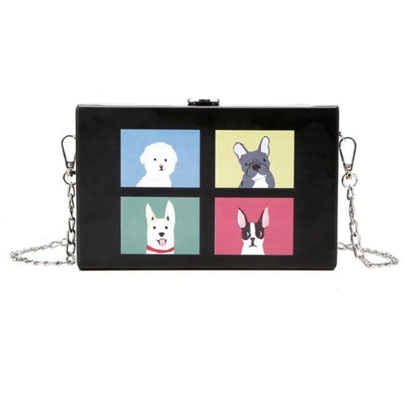 

NEW-New Fashion Mini Flip Bag Personality Leather Small Lady Bag Shoulder Bag Casual Temperament Chain Messenger Bag