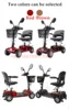 Factory Direct Elderly  4 wheels Mobility Scooter Folding Electric Car Disabled Electric Wheelchair 4