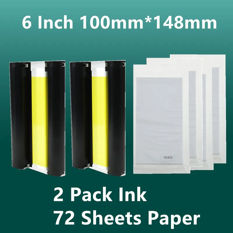캐논 셀피 포토 프린터용 잉크 카세트 KP-108IN, KP-36IN 잉크 및 용지 세트, CP1300, CP1200, CP910, CP900, 6 인치