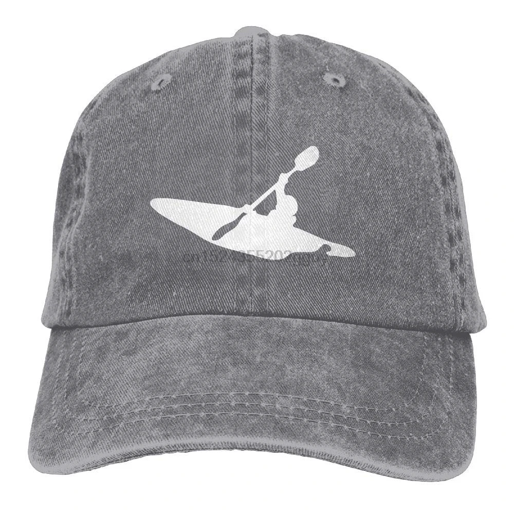 Взрослая Модная хлопковая джинсовая бейсболка каяк клипарт классическая шляпа для папы Регулируемая простая Кепка