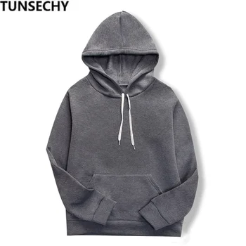

Simple and comfortable design for men's long sleeve casual solid color sport hoodie 2020 hip hop skateboard hoodie sweatshirt
