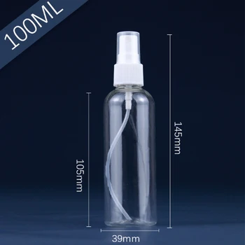 

4 pcs 100ml Rubbing Alcohol Dispenser Wash Your Hand Soap Dispenser Empty Pump Bottle Recyclable Eco-friendly PET Material