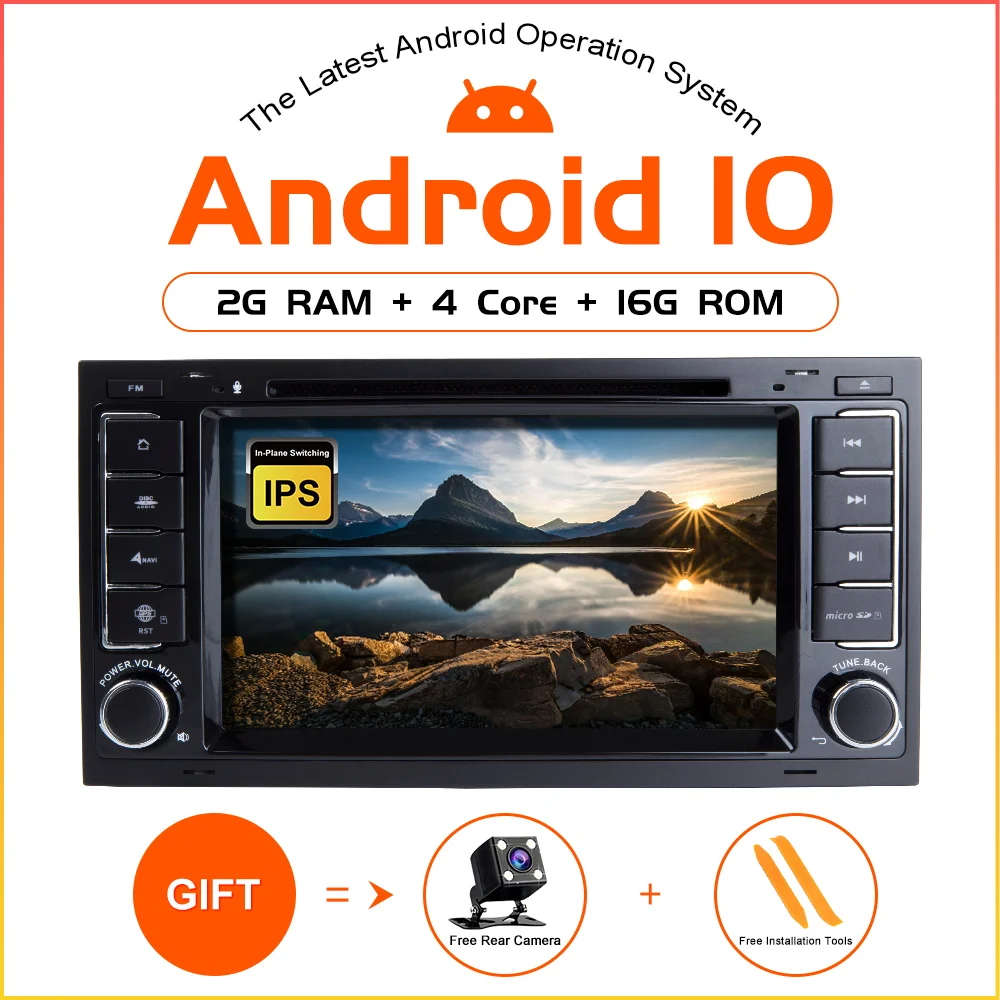 ZLTOOPAI Android 10 автомобильный dvd плеер для VW Volkswagen Touareg мультимедийный 2 Din Авто радио gps