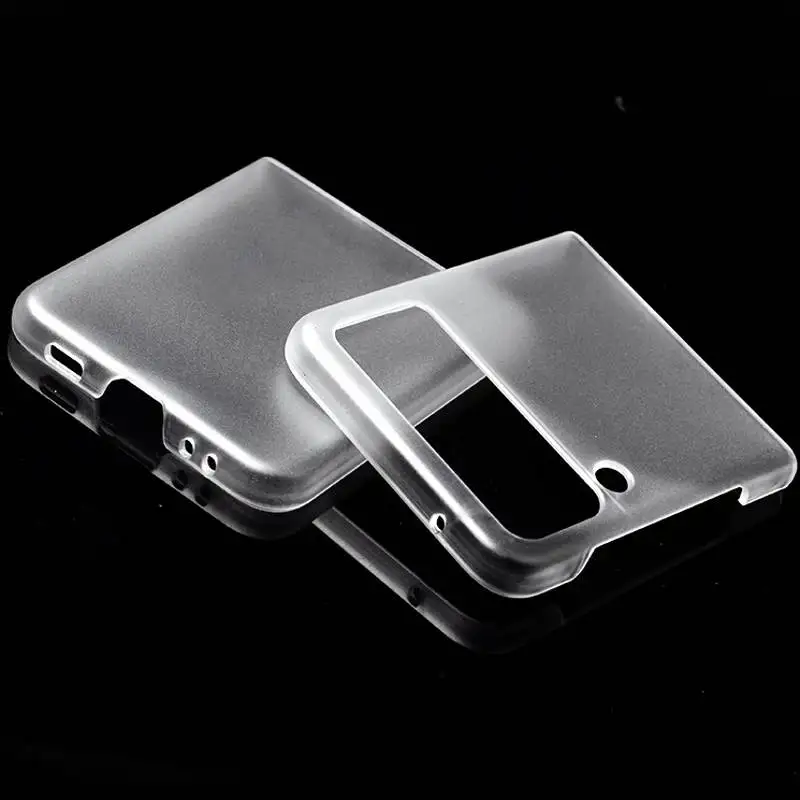Case For Galaxy Z Flip 3 Flip 4 5G Transparent Hard PC Anti-knock Back Cover For Samsung Galaxy Z Flip3 Flip4 Case Bumper Shell case for samsung z flip 3