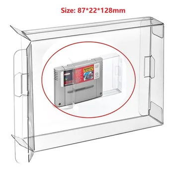 

Ruitroliker 10Pcs Cartridge Game Clear Case Protector Sleeve for Famicom SFC Cartridge JP Version