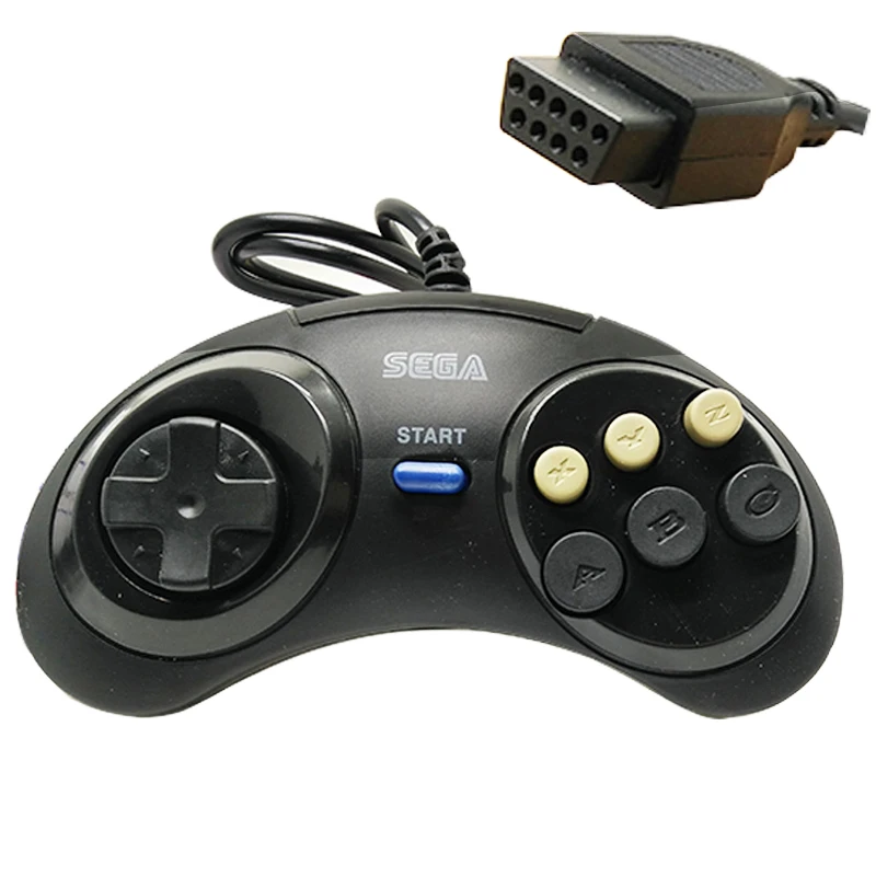 1 шт. USB геймпад игровой контроллер 6 кнопок для sega контроллер/MD2 Y1301 игровой джойстик держатель для ПК MAC Mega Drive