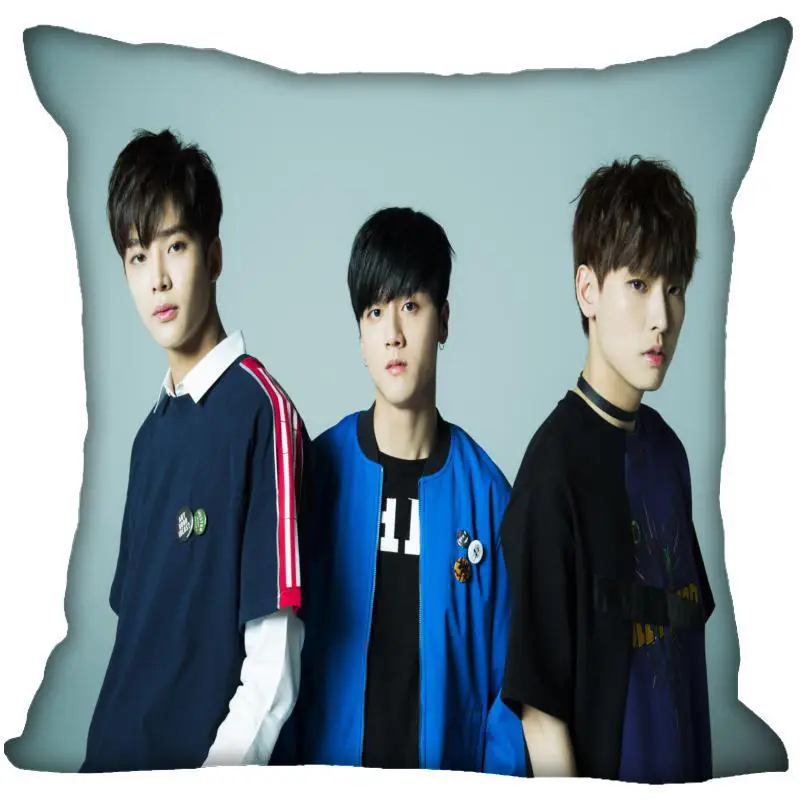 10 Пользовательские Kpop SF9 печатные квадратные шелковые наволочки 40x40 45x45 50x50 60x60 две стороны атласная Наволочка логотип на заказ - Цвет: 10