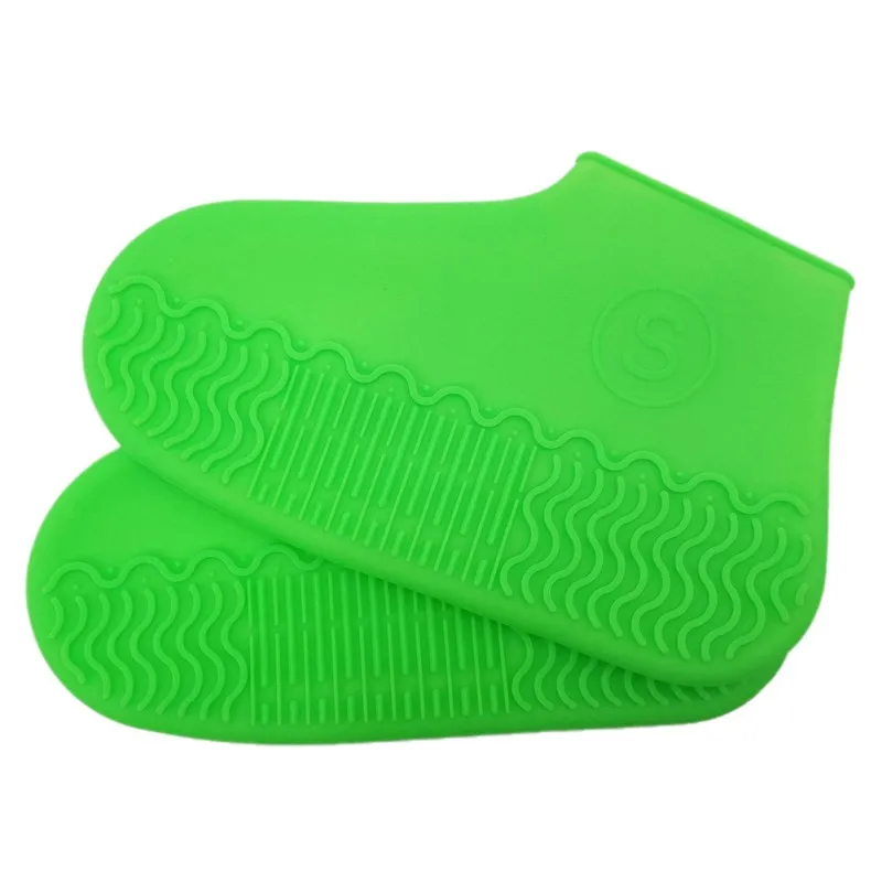 G Нескользящие водонепроницаемые чехлы для обуви многоразовый силикон противоскользящие непромокаемые сапоги - Цвет: G