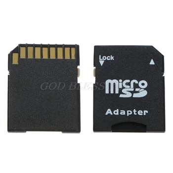 

5 Pcs/Pack Micro SD TransFlash TF To SD SDHC Memory Card Adapter Converter Black Drop Shipping