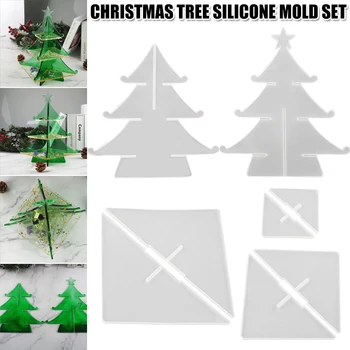 

Silicone Casting Molds DIY Large Clear Resin Mold Craft Making Tools Set for DIY Home Decoration Making Hanging Ornament LKS99