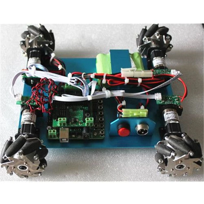 4WD 60 мм Mecanum колеса Arduino ATMega328P 12 В DC робот комплект 10021