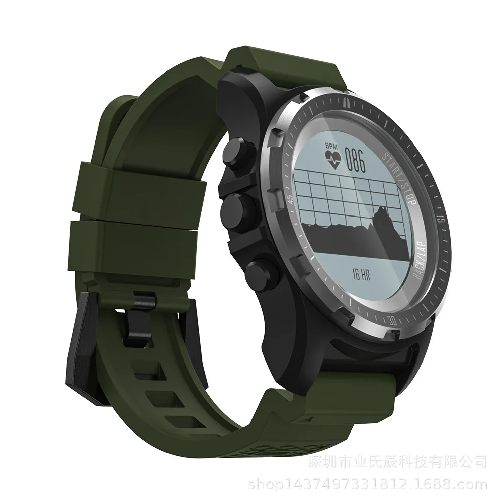 smartwatch with heart rate monitor and gps