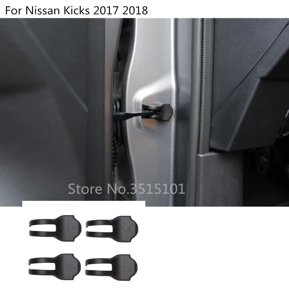 Автомобильный Стайлинг антикоррозийный водонепроницаемый ключ для дверного замка ключи пластиковая пряжка ограничительное устройство отделка 4 шт. для Nissan Kicks