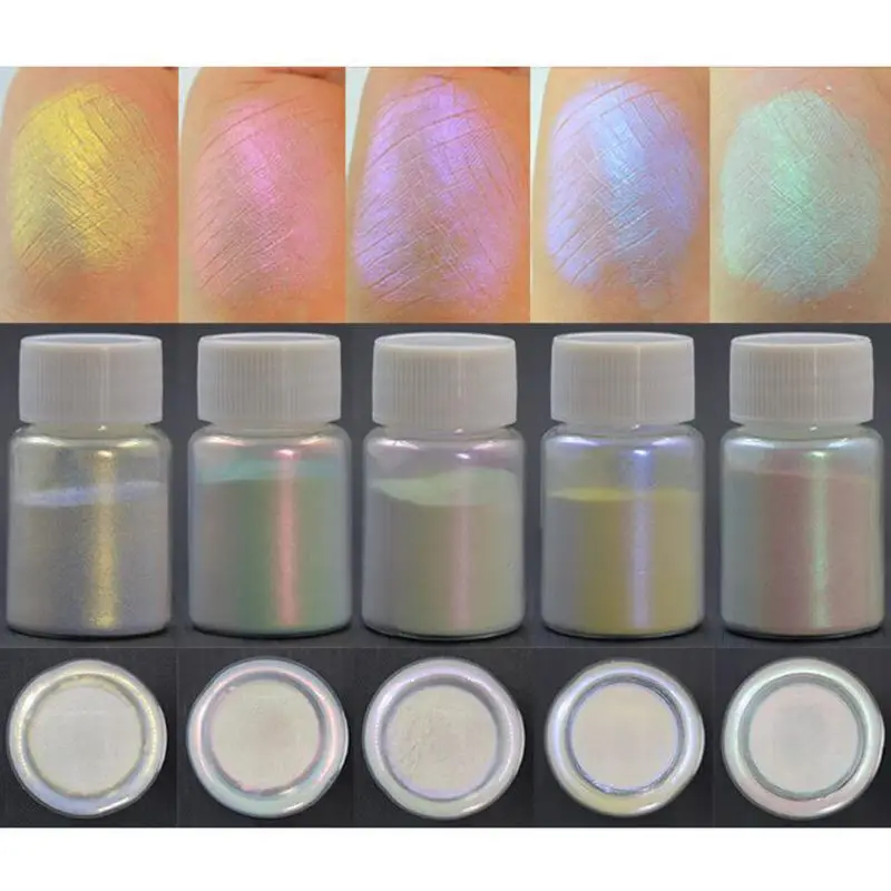 7 Colors Magic Aurora Resin Mica Pearlescent Pigments Kit Colorants Resin Dye Jewelry Making Tools Crystal Mold Soap Making