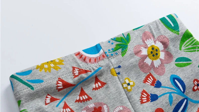 Spring And Autumn Girls Pure Cotton Leggings Europe And America Cartoon Children Pure Cotton Leggings Girls Trousers