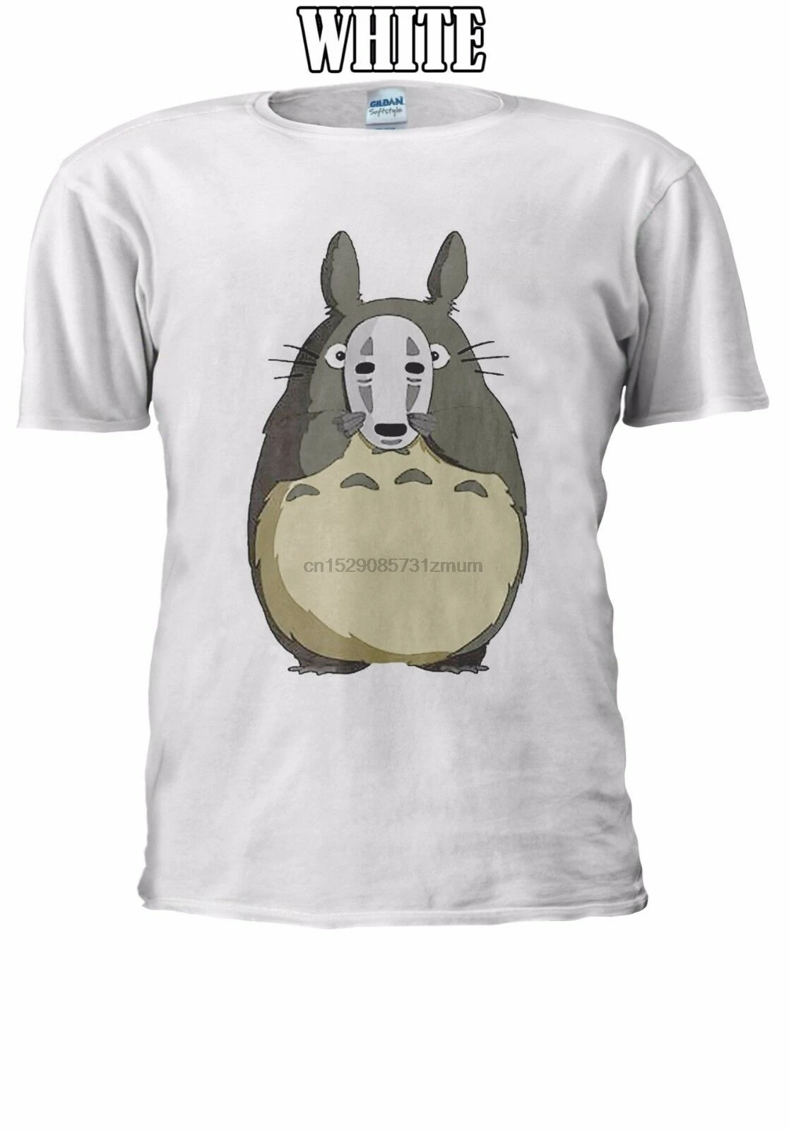 Totoro Kaonashi маска унесенная призраками футболка жилет Топ для мужчин и женщин